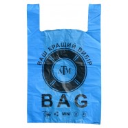 Поліетиленовий пакет, майка, ATM bag mini, №2, 360х440, 100шт/уп
